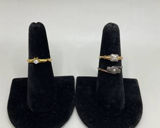 Vintage Micro Diamond Rings