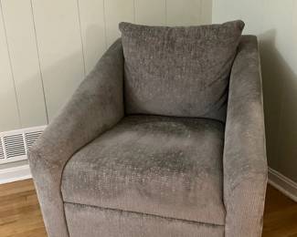 Grey Spinning Chair 