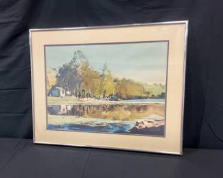 Reflection By The Watercolor