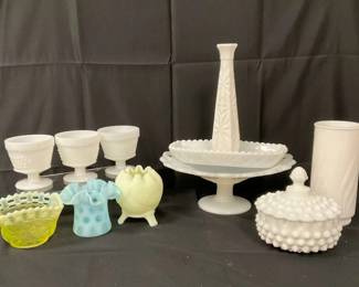 Vintage Milk glass 