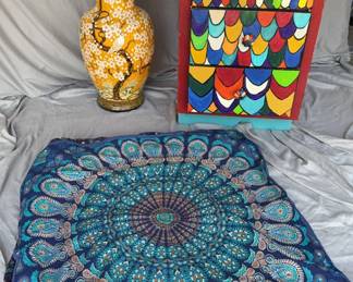 Hand Painted Elephant Dresser Plus Two