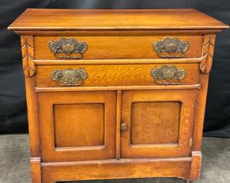 Vintage Wooden Washstand 