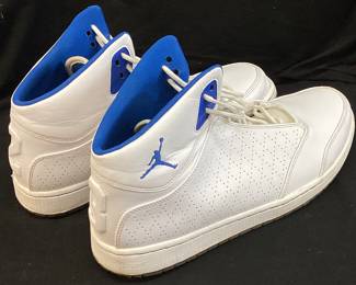 NIKE AIR JORDAN 1 FLIGHT 5 PREMIUM WHITE SHOES, SIZE 12, #881434-117