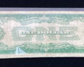 1928-B $1 DOLLAR SILVER CERTIFICATE ‘’FUNNY BACK’’ 