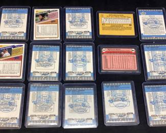 ASSORTED BASEBALL CARDS, NOLAN RYAN, BARRY BONDS GREG MADDUX, BO JACKSON, MARK MCGWIRE, DALE MURPHY
TOPPS, DONRUSS, FLEER