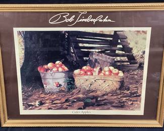 BOB TIMBERLAKE CIDER APPLES FRAMED PHOTOCOPY