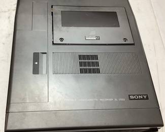 SONY SL 3000 BETAMAX VIDEO CASSETTE PLAYER RECORDER, POWER ADAPTER