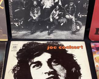 VINTAGE VINYL ALBUMS, 6 DOORS ALBUMS L.A. WOMAN, MORRISON HOTEL, WEIRD SCENES INSIDE THE GOLD MINE, THE SOFT PARADE & 13, JOE COCKER, ALLMAN BROTHERS, CCR, BLOOD, SWEAT & TEARS, ISAAC HAYES, BEACH BOYS, MILES DAVIS AND MORE