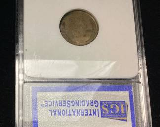 1909 VDB LINCOLN PENNY, IGS GRADED VG-8