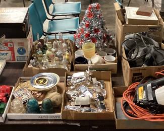 ASSORTED CHOICE LOT, VTG. INSULATORS, TOOLS, COLLECTIBLES,