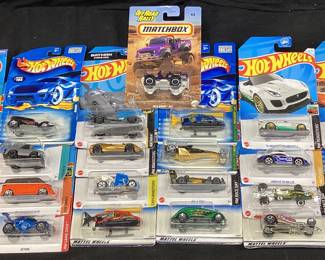 (25) HOT WHEELS CARS & MATCHBOX, NIB
