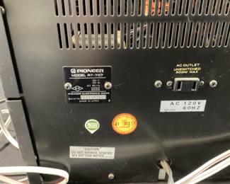 VTG. PIONEER RT-707 REEL TO REEL DIRECT DRIVE TAPE DECK