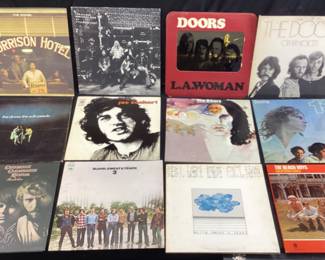 VINTAGE VINYL ALBUMS, 6 DOORS ALBUMS L.A. WOMAN, MORRISON HOTEL, WEIRD SCENES INSIDE THE GOLD MINE, THE SOFT PARADE & 13, JOE COCKER, ALLMAN BROTHERS, CCR, BLOOD, SWEAT & TEARS, ISAAC HAYES, BEACH BOYS, MILES DAVIS AND MORE