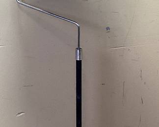 ART DECO CHROME BIRD CAGE & STAND