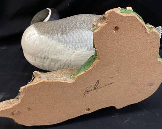 ARTIST SIGNED DUCK DECOY