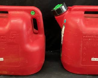 (2) 5gal GAS CANS