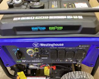 WESTINGHOUSE DUAL FUEL WGEN9500DF GENERATOR, NEW