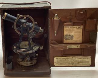 KEUFFEL & ESSER SURVEYOR TRANSIT SCOPE & COMPASS