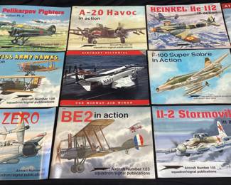  (15) ASSORTED WW2 AIRCRAFT BOOKS, SQUADRON PUBLICATIONS & AIRCRAFT PICTORIAL