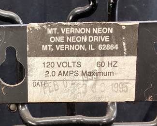 1995 MILLER LITE COUNTRY NEON BEER SIGN, 24.5’’H