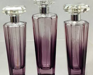 (3) LANCOME ATOMIZER PERFUME BOTTLES, 5’’H