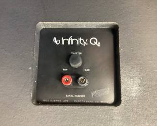 PAIR OF INFINITY Qa HOUSE SPEAKERS