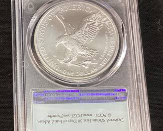 2022 SILVER AMERICAN EAGLE, GRADED MS70