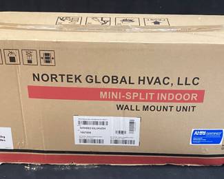 NORTEK GLOBAL HVAC MINI SPLIT WALL MOUNT UNIT, NEW