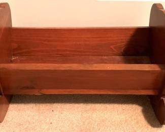 84 - Wood Doll Bed - 12" x 19" x 11"