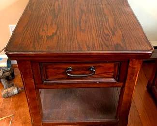 139 - One Drawer End Table - 30" x 25" x 24"