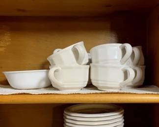 40 - Cabinet Lot of Dishes & More