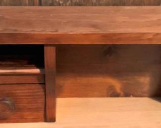 123 - Wood Shelf - 7" x 18" x 7"