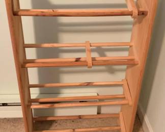 74 - Wood VHS Stand - 38" x 24" x 9"