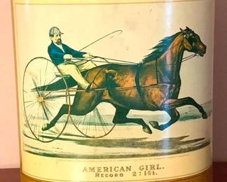 26 - Metal Trash Can - 12" x 7" x 8"