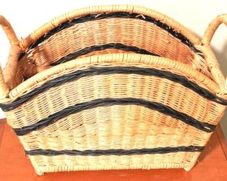 83 - Wicker Magazine Stand - 12 x 16 x 6"