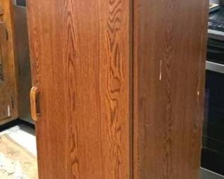 44 - Storage Cabinet & Contents - 60" x 16" x 16"