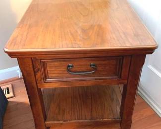 144 - One Drawer End Table - 30" x 24" x 25"