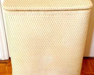 32 - Wicker Clothes Hamper - 19" x 24" x 11"