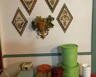 Vintage Tupperware, Home Interiors set
