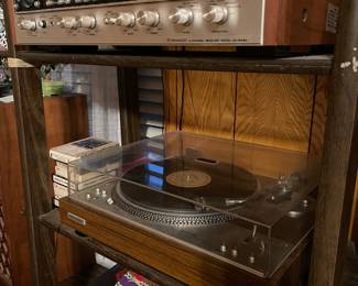 Turn tables and speakers