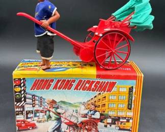 Vintage Hong Kong Rickshaw Toy