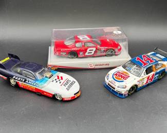 Diecast NASCAR Race Cars * Autographed Chevy Impala SS #14, NEW Dale Earnhardt Jr #8 * Al Hoffman