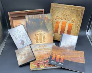 Age Of Empires III Collectors Edition * Computer Game, Soundtrack, Artwork Book & The Making Of DVD