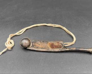 Antique Nautical Whistle * 5.5” Ship’s Whistle Works!