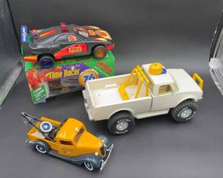 NAPA Truck, Michelin TowTruck & 76 Time Racer Car
