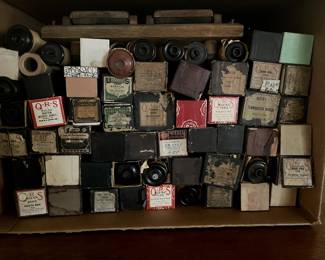 Player piano scrolls