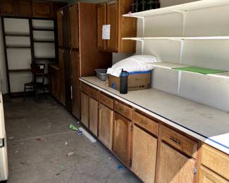 Cabinets and built in also for sale