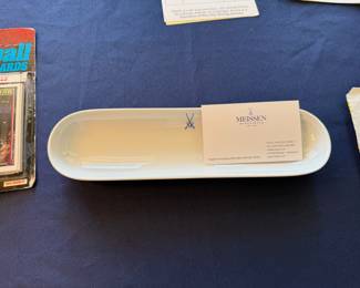 Meissen oval dish