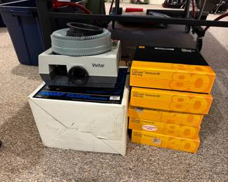 Slide Projector and Carousels