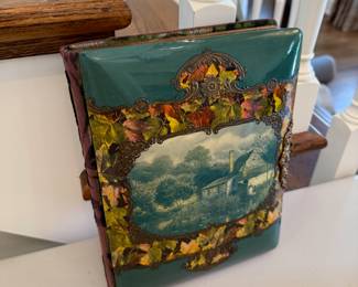 Antique Victorian photo album
